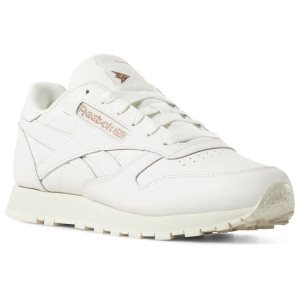 Adidasy Damskie Reebok Classic Leather Różowe Złote/Białe PL 80YHSIZ